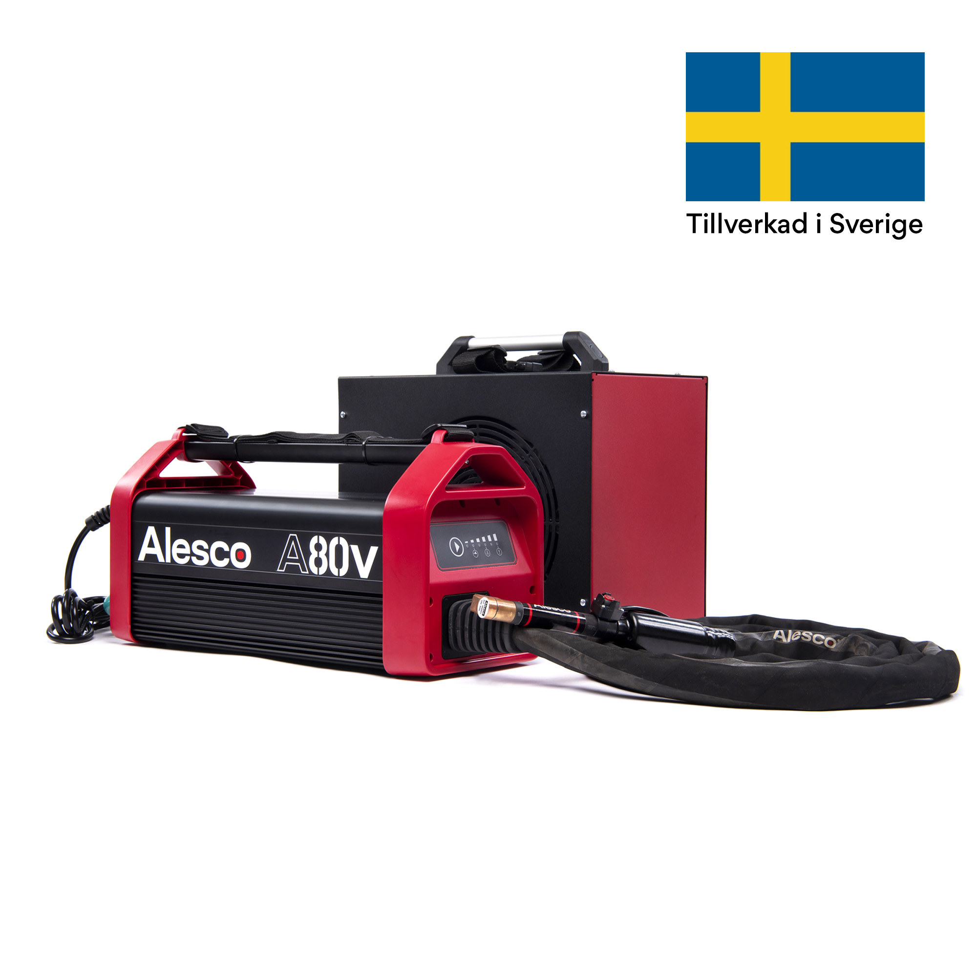 Alesco A80V + NIX1 – portabel induktionsvärmare (3 m slang)