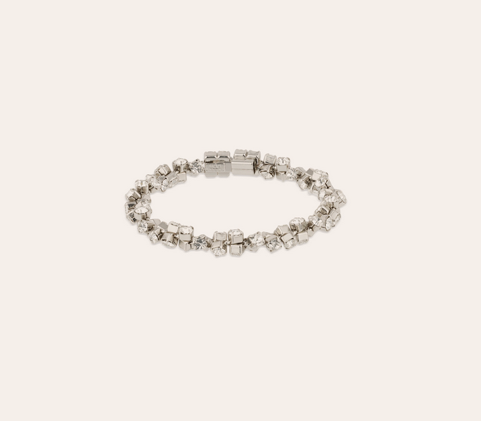 Trevise Strass Armband Silver
