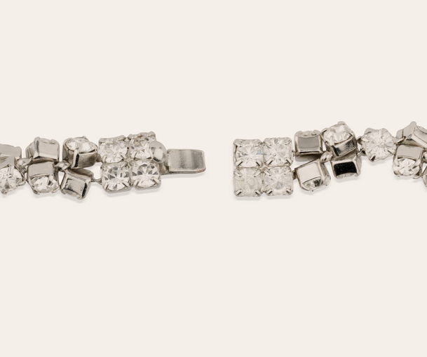 Trevise Strass Armband Silver