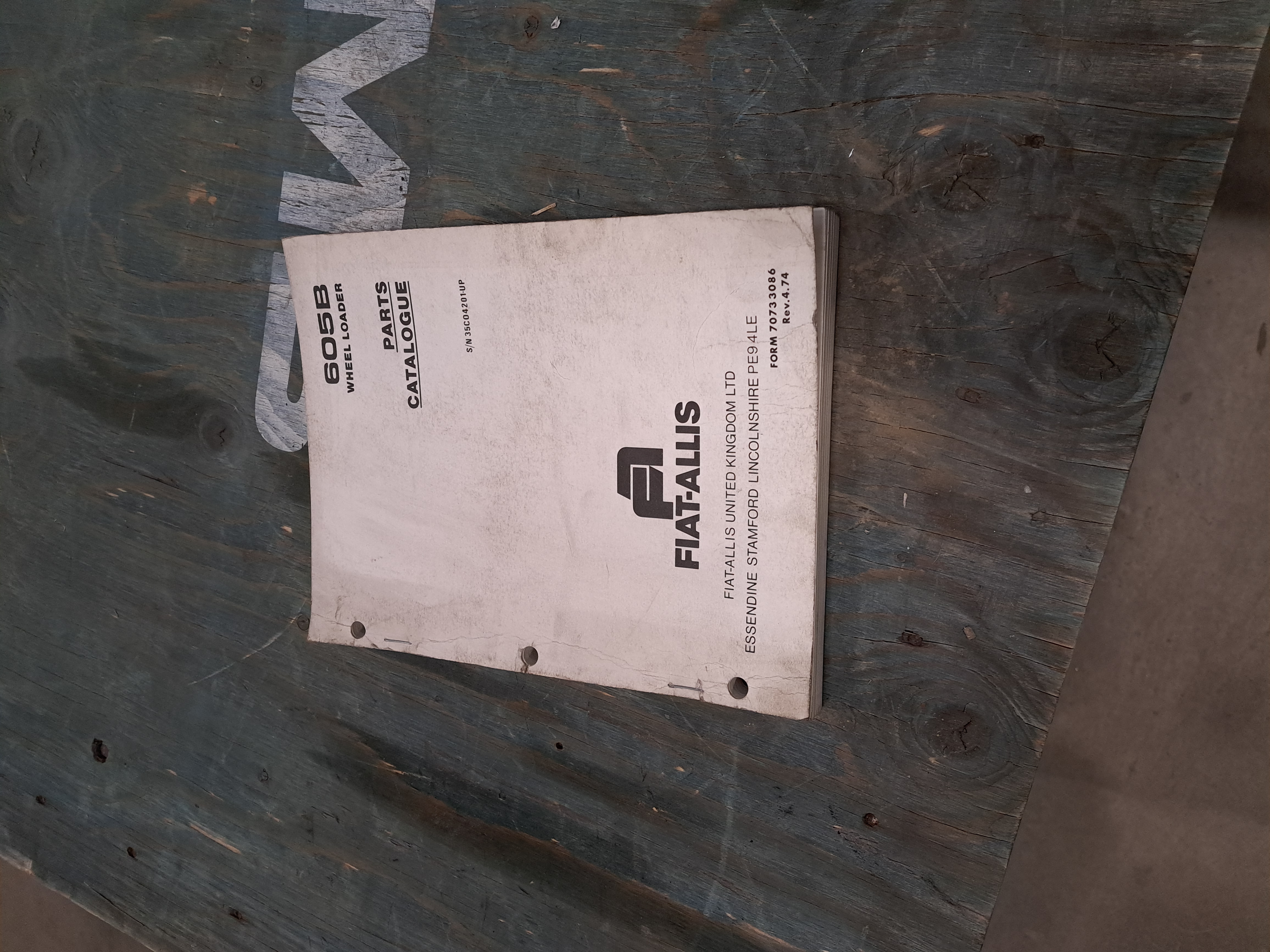 Parts catalogue