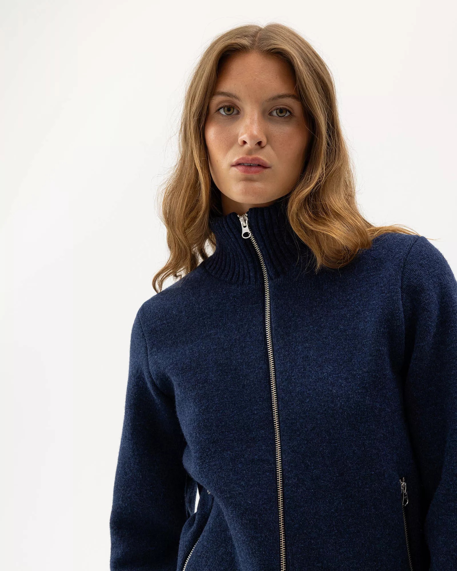 Claire Fullzip WP - Dark Blue - Holebrook - 3