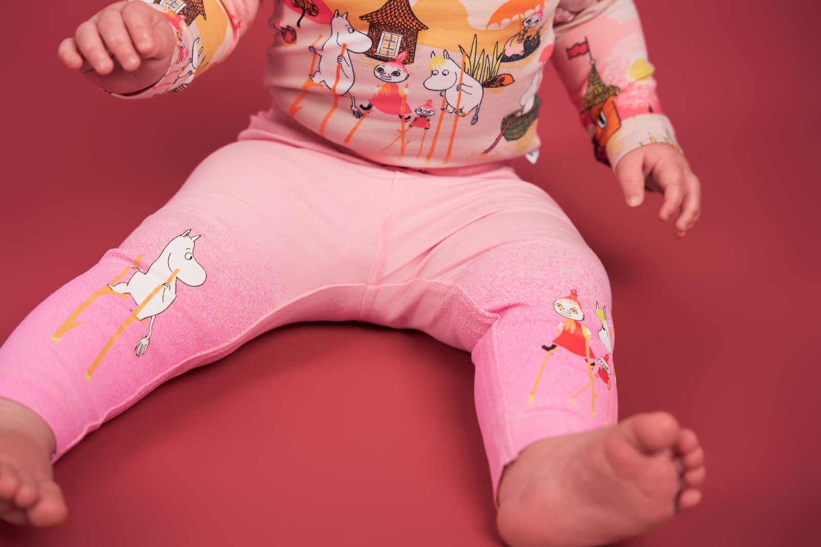 Leggings Mumin Störtflod - Rosa - 2