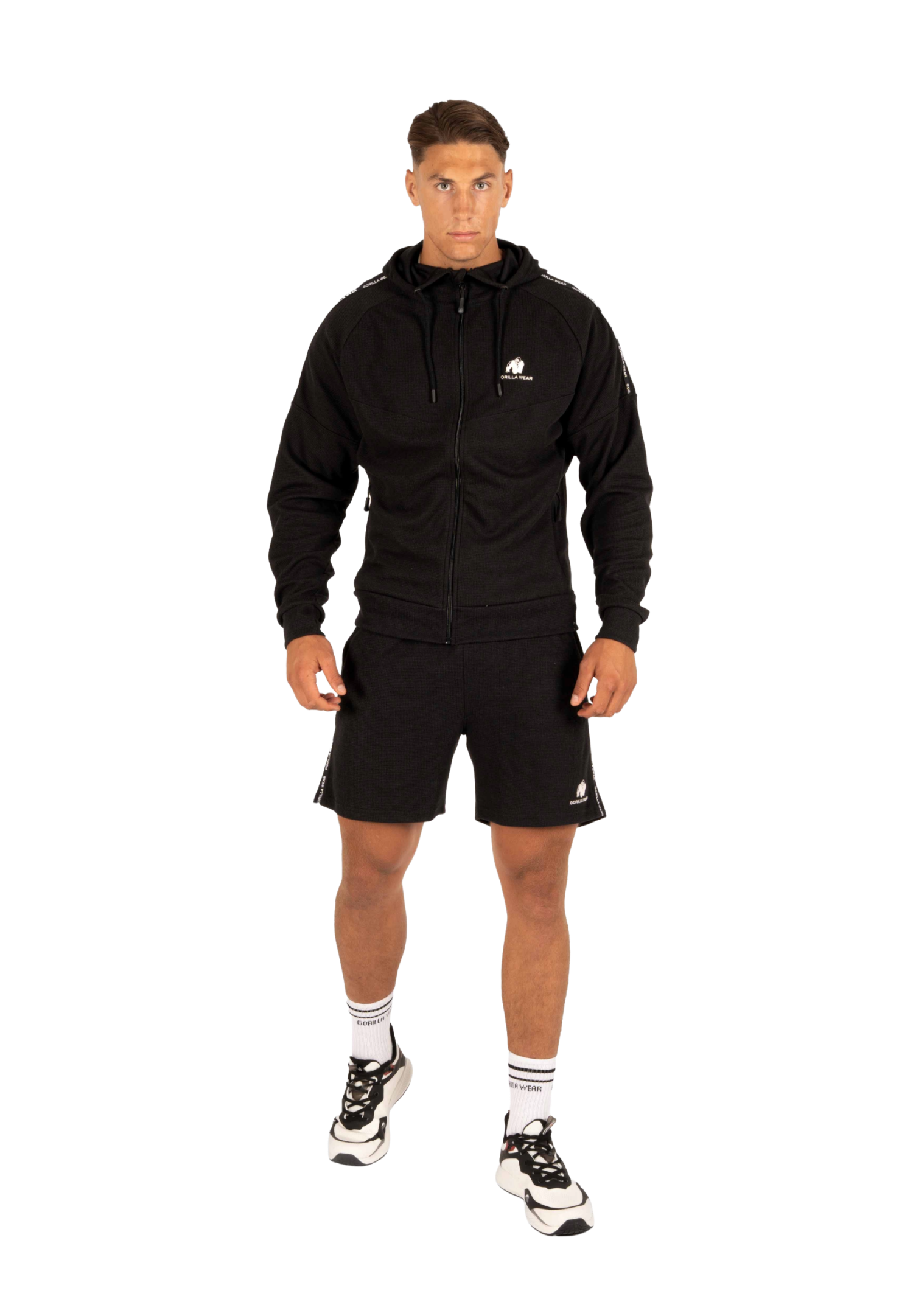 Harvey Hooded Track Jacket, black - 5
