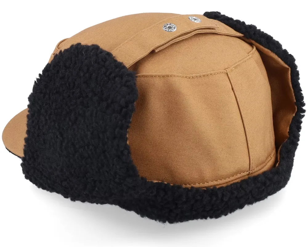 Cotton Faux Fur Lining Hat Coyote Brown John Deere - 2