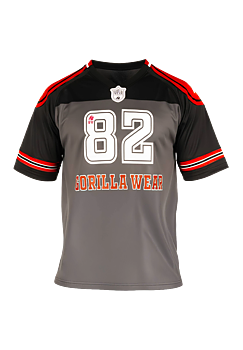 Tyler Football Jersey, black/red