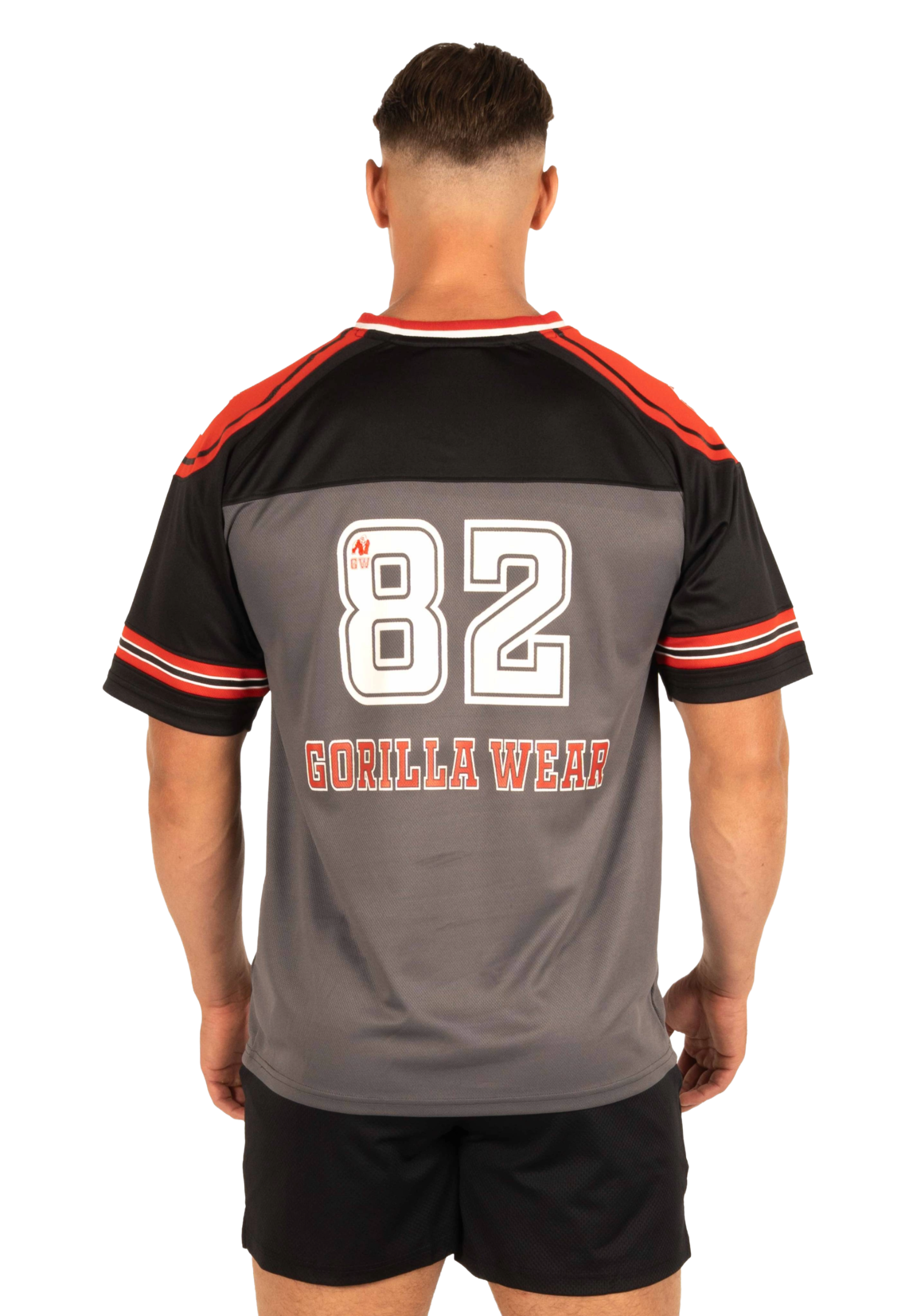 Tyler Football Jersey, black/red - 4