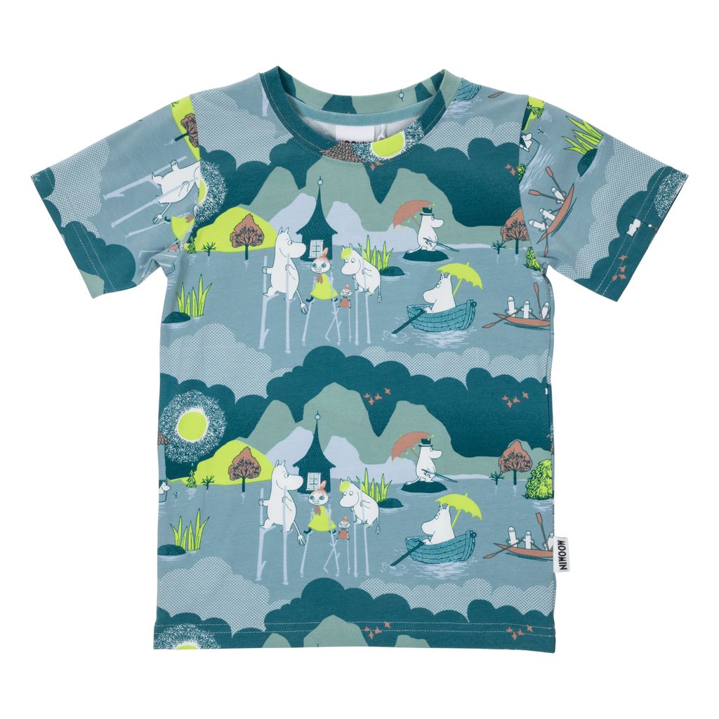 T-shirt  Mumin Störtflod - Blå