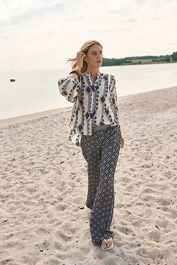 Costamani - Crocus Shirt Dark Blue Pattern