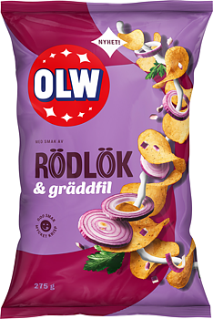 Olw Rödlök & Gräddfil 275g 15st