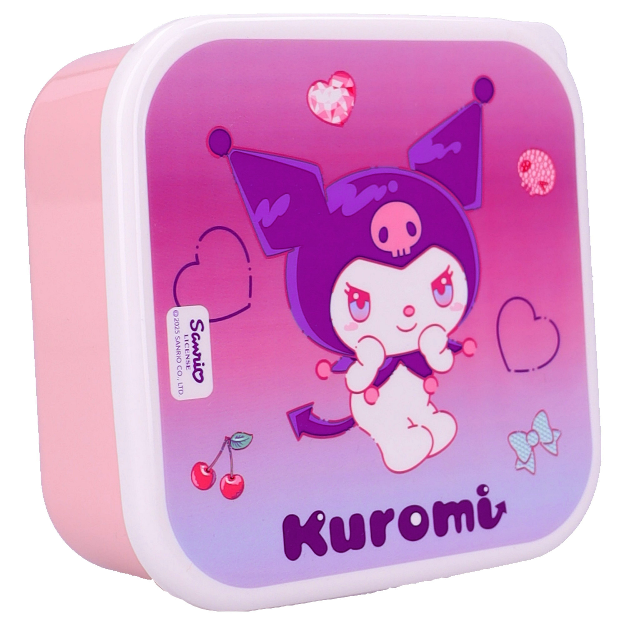 Kuromi 3-Pack Stapelbara Matlådor - Fresh Bites - 3