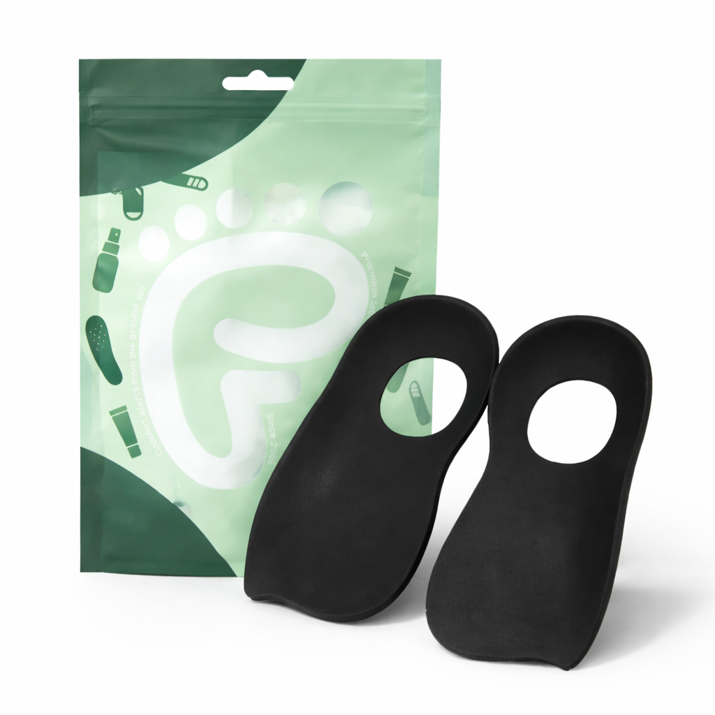 Ortopediske 3/4 innlegg - 1 par - Støtte for plattfot og hælspore