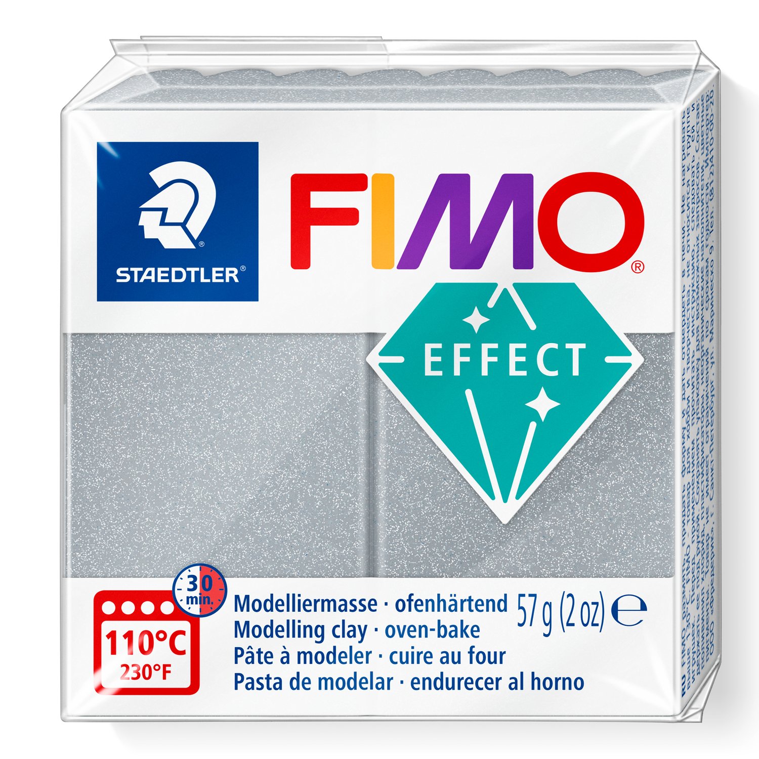 Fimo effect 57g 81 silver / metallic silver