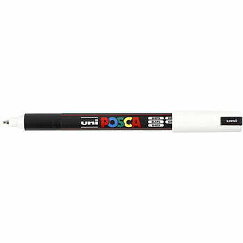 Posca Marker - Extra fine - Vit 0,7mm