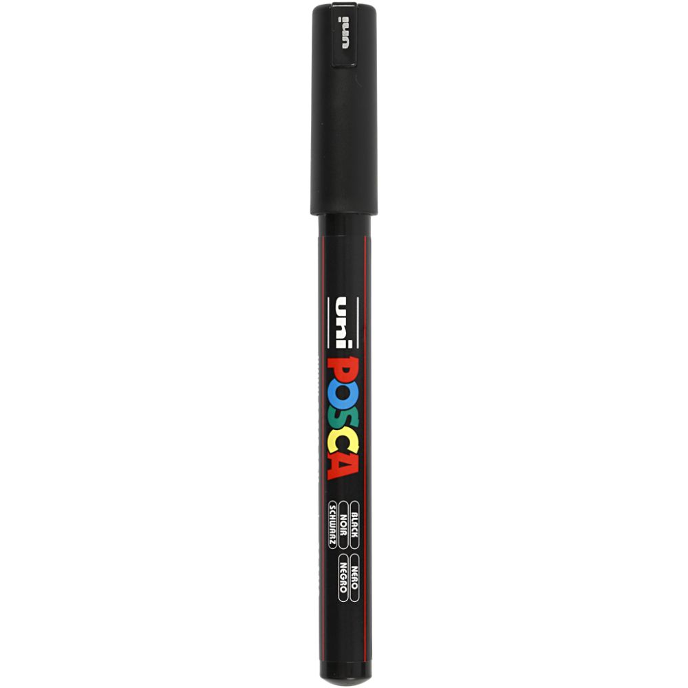 Posca Marker - Extra fine - Svart 0,7mm