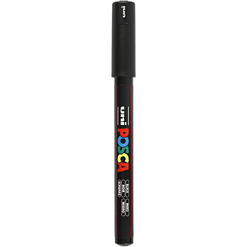 Posca Marker - Extra fine - Svart 0,7mm