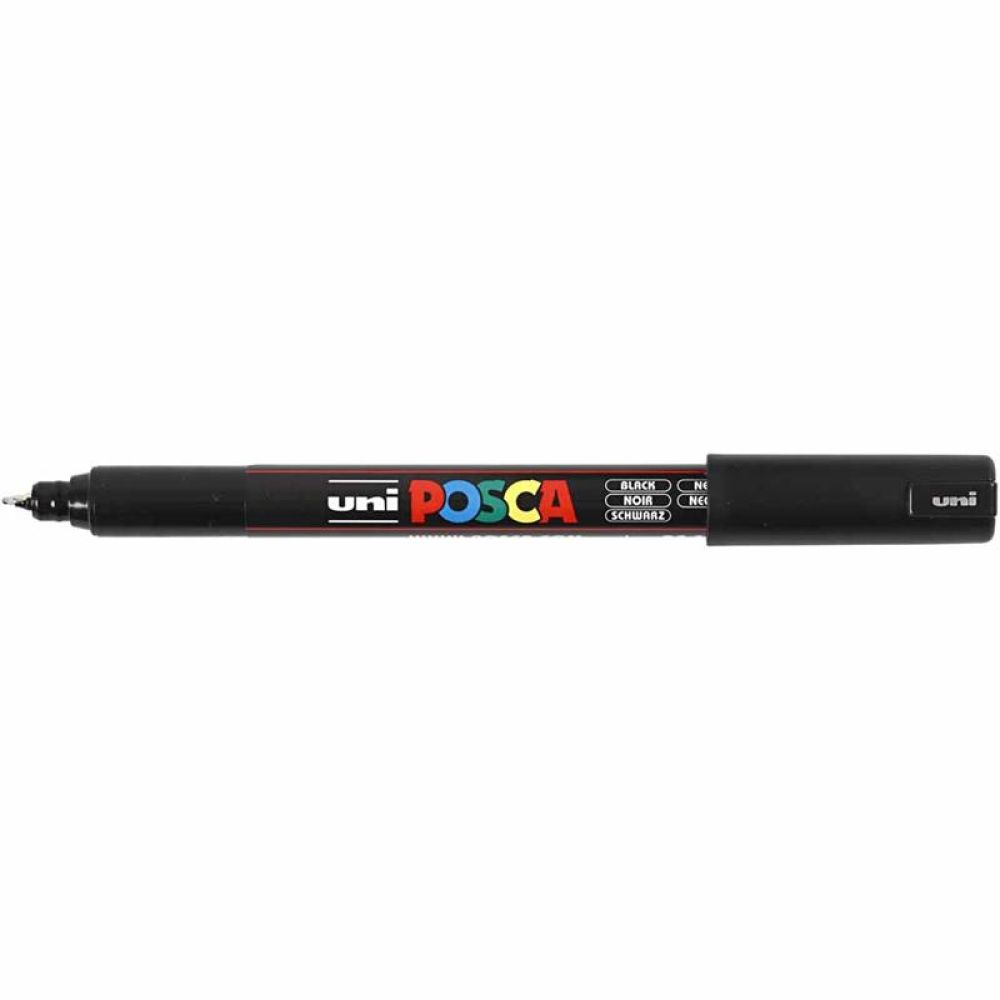 Posca Marker - Extra fine - Svart 0,7mm - 2