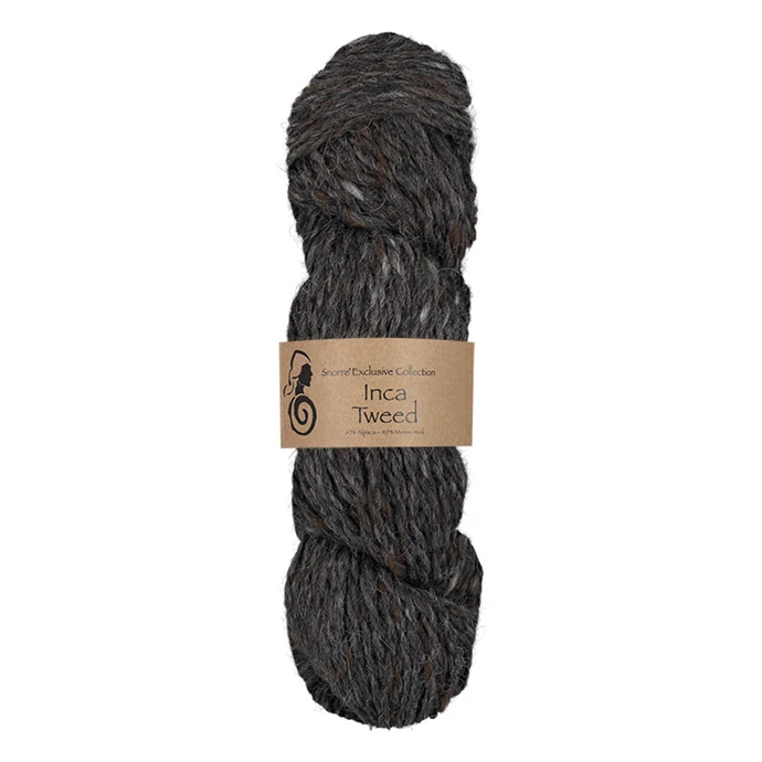 Inca Tweed - Antracit (mörkgrå)