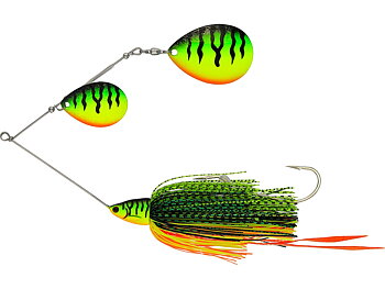 WESTIN MONSTERVIBE WITH COLORADO SPOON IS A REALLY GOOD SPINNERBAIT FOR BIG PIKE! FIRETIGER