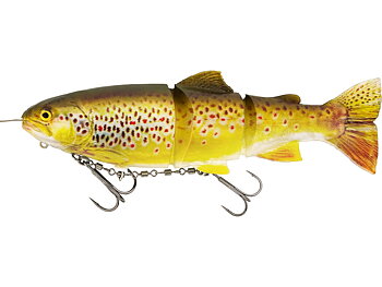 Westin tommy the trout 30cm är ett realistiskt swimbait som är framtagen för att fånga riktigt stora gäddor.  Öringfärg