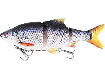 WESTIN RICKY THE ROACH INLINE 25CM is an extremely realistic swimbait designed for trolling for big pike. roach color
