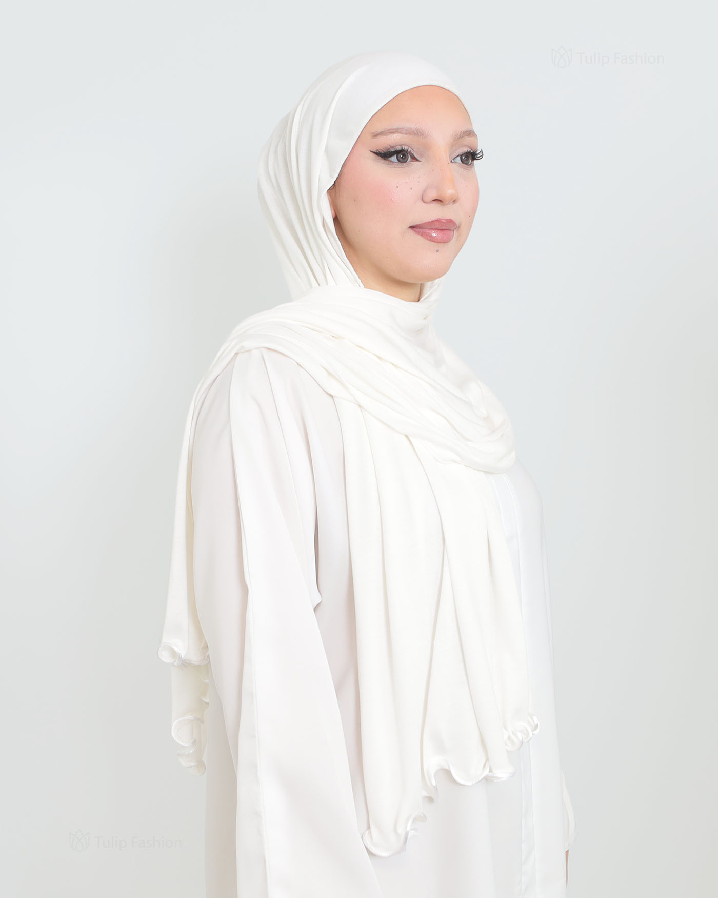 Hijab - Jersey Stretch - Off-White - 2