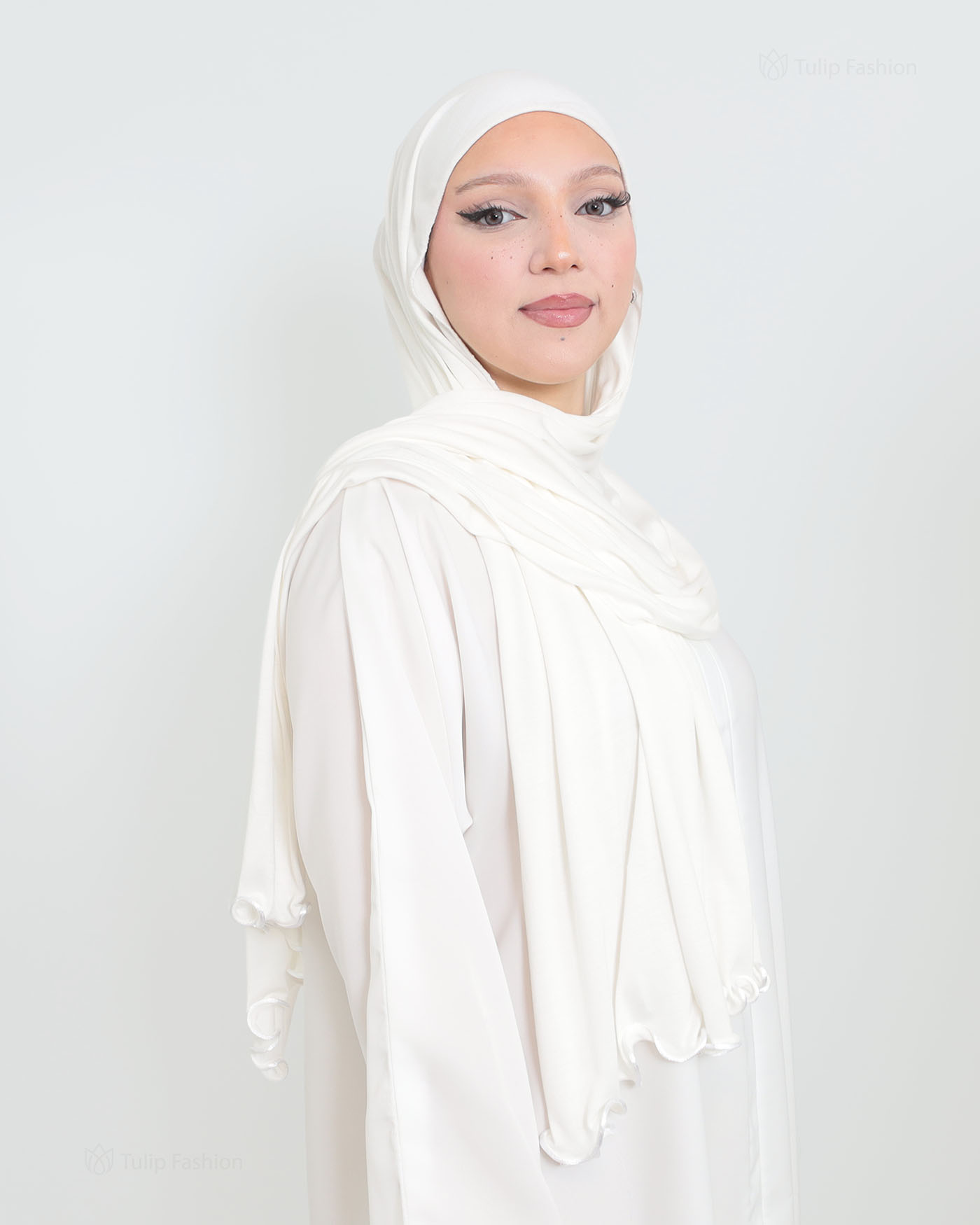 Hijab - Jersey Stretch - Off-White - 3