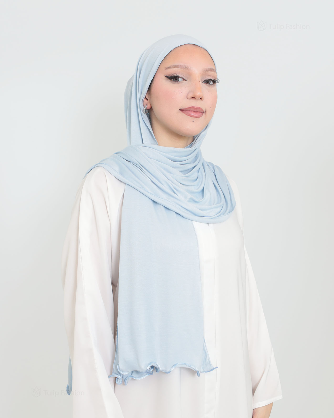 Hijab - Jersey Stretch - Baby Blue - 3