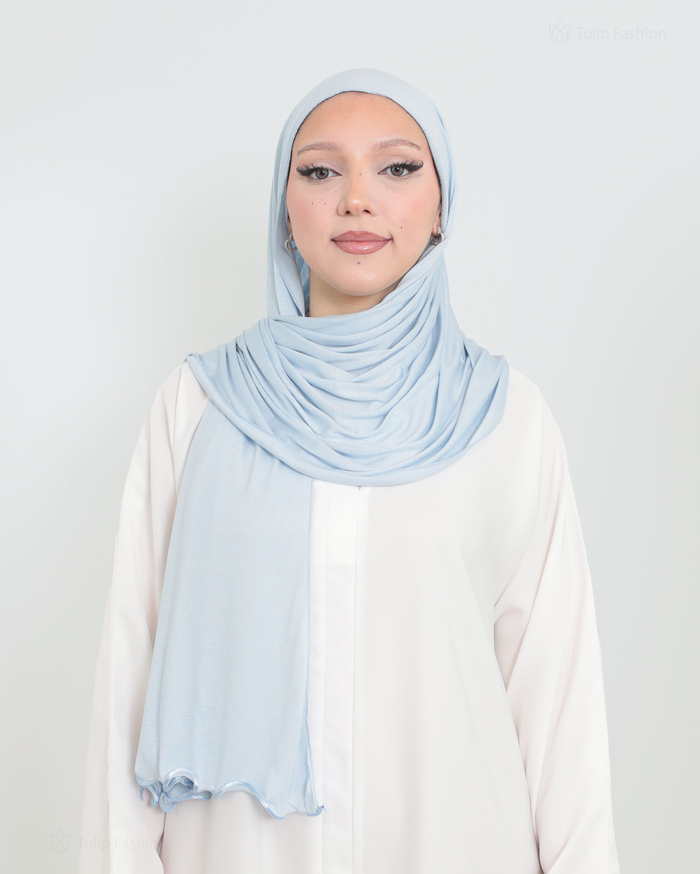 Hijab - Jersey Stretch - Baby Blue