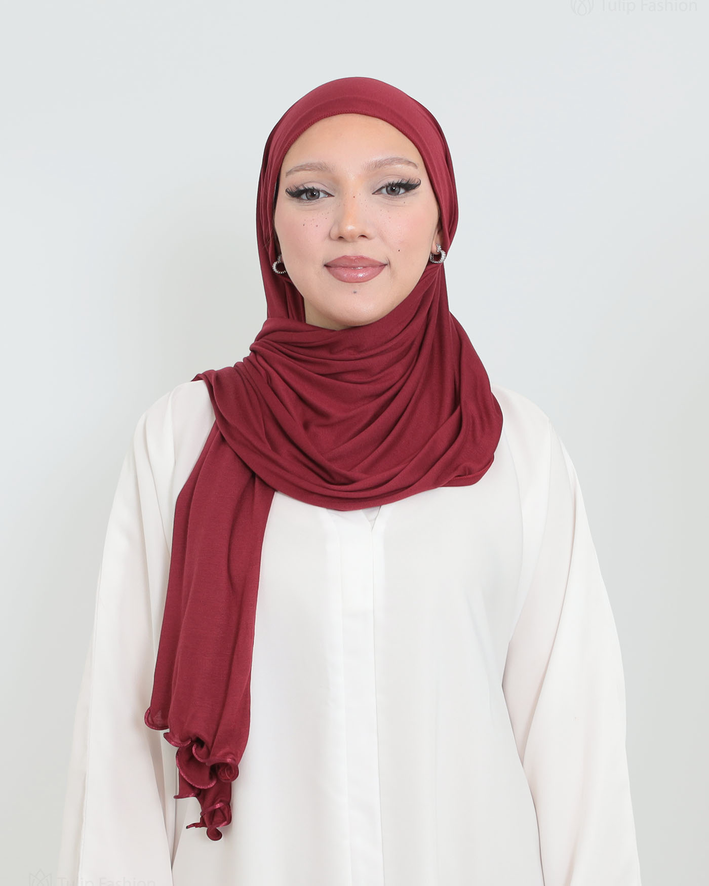Hijab - Jersey Stretch - Maroon