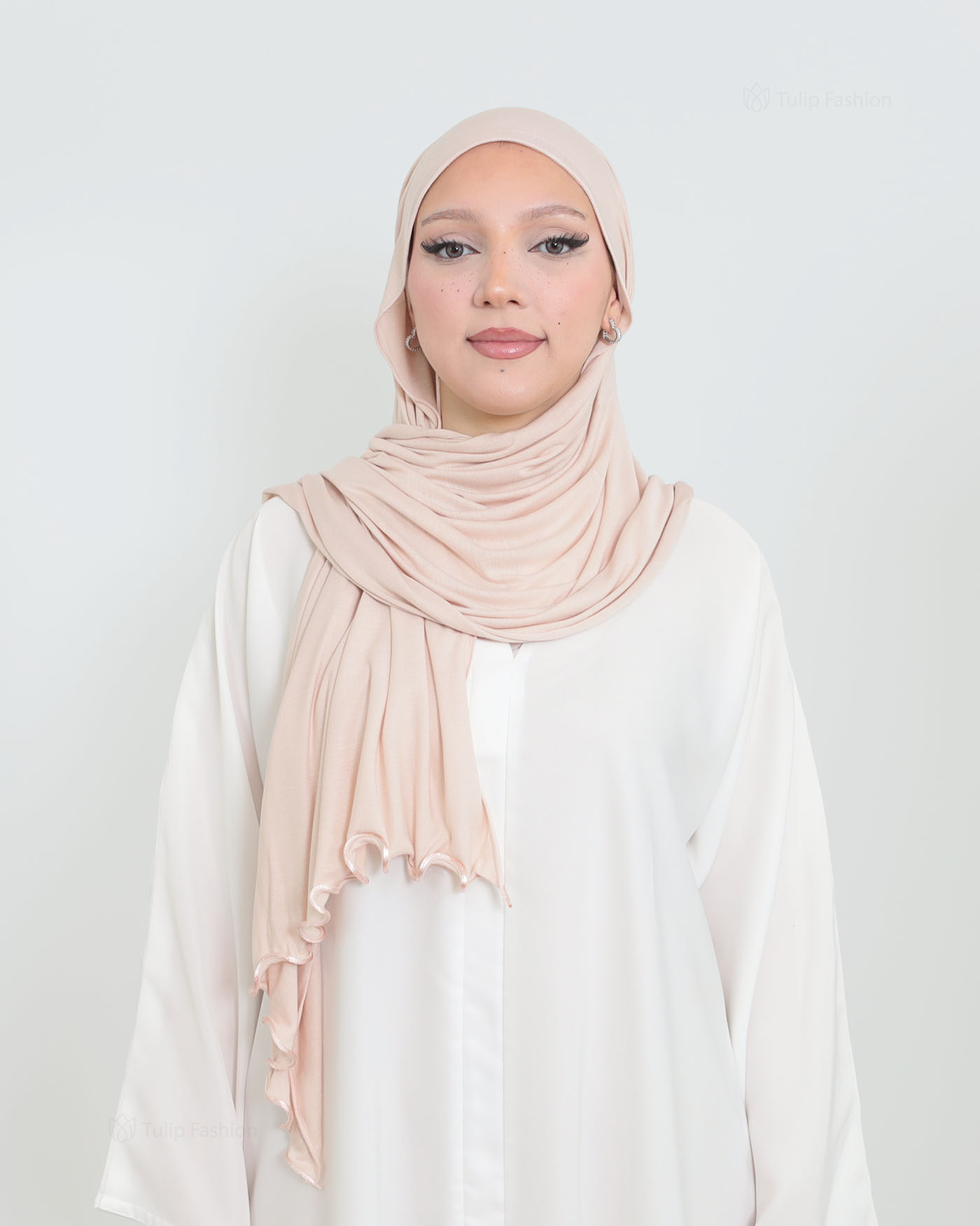 Hijab - Jersey Stretch - Powder Pink