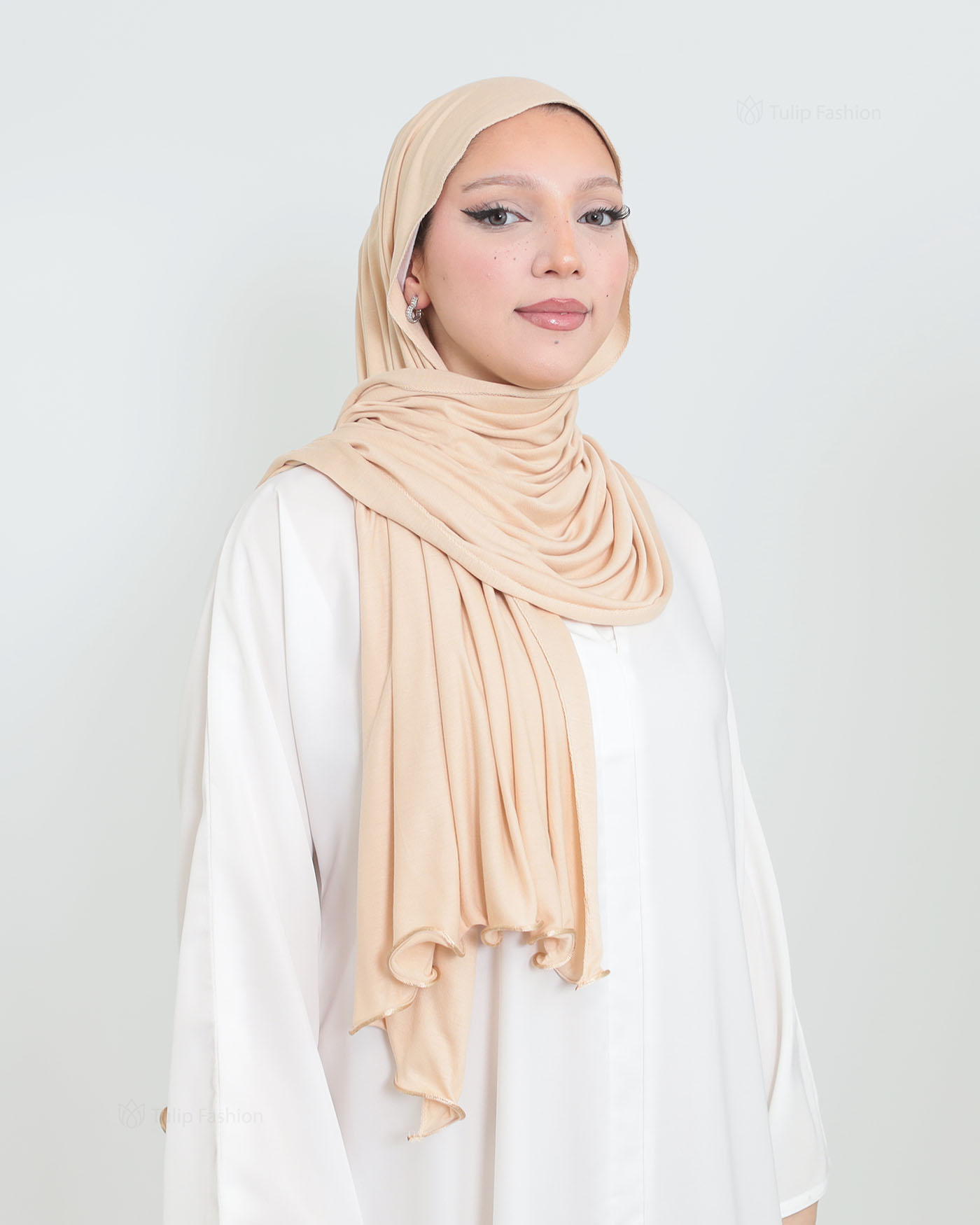 Hijab - Jersey Stretch - Beige - 2