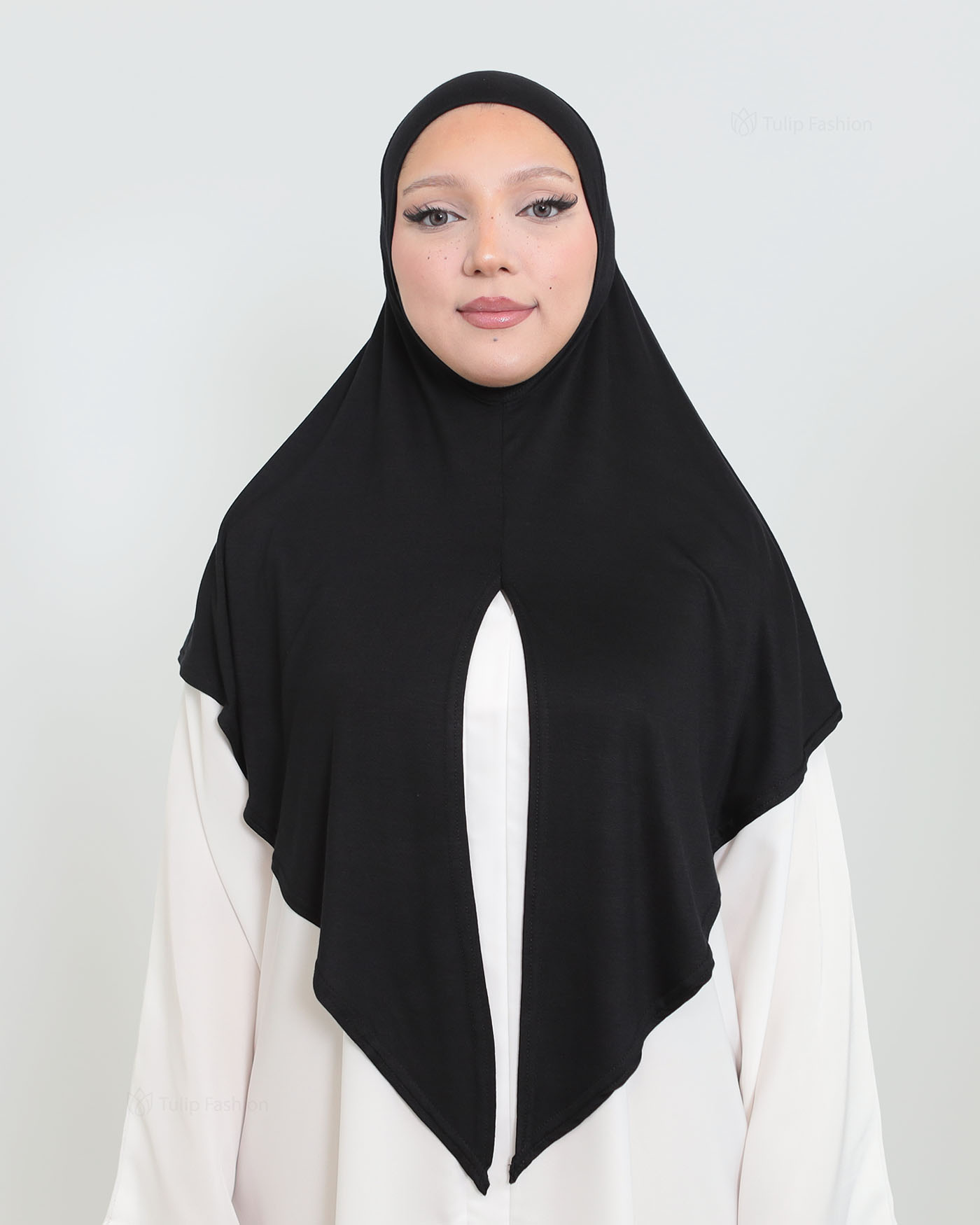 Hijab - Instant Square Jersey - Black - 3