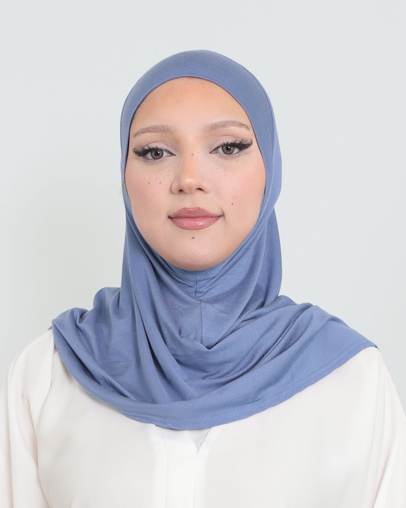 Hijab - Instant Square Jersey - Royal Blue - 2
