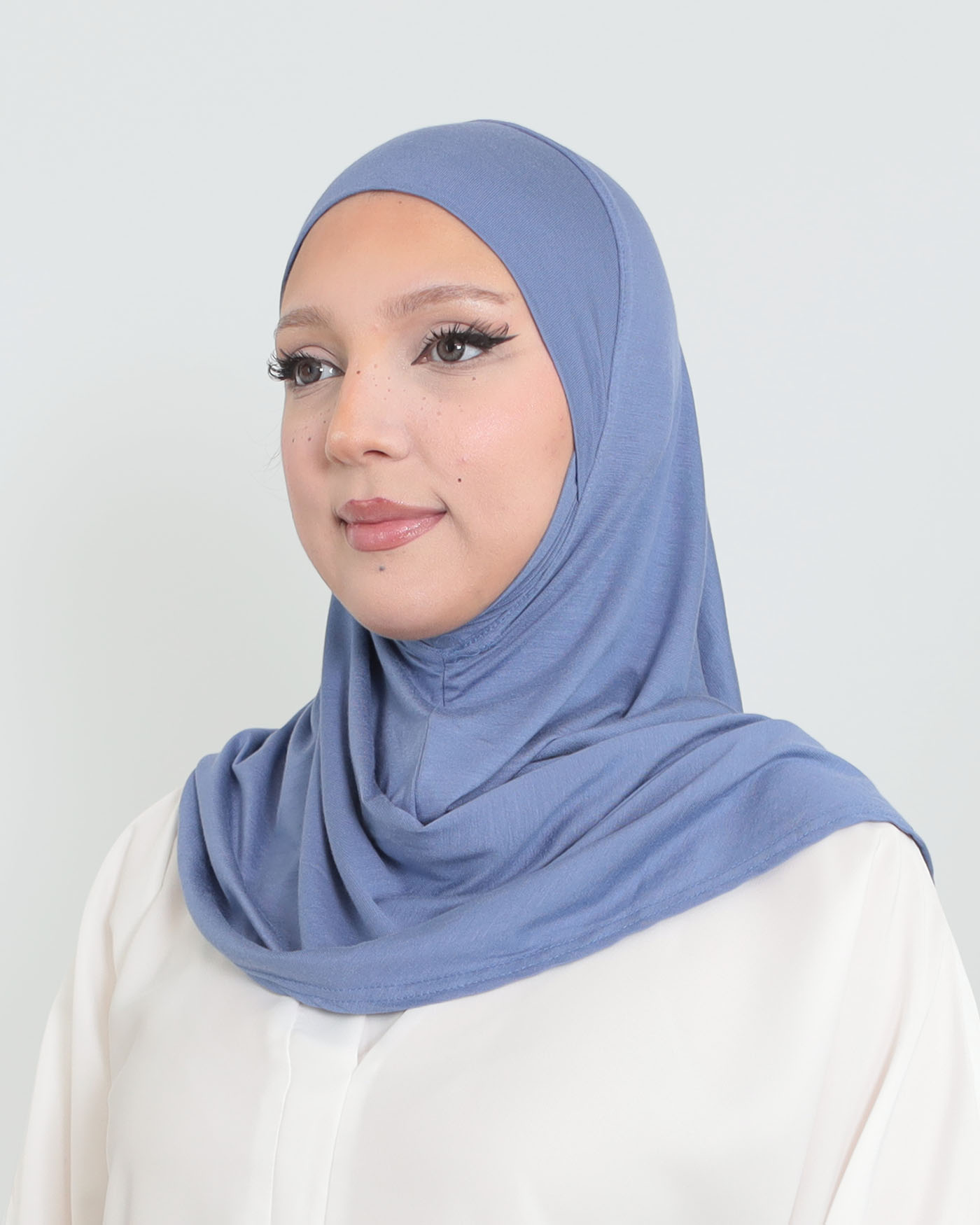 Hijab - Instant Square Jersey - Royal Blue