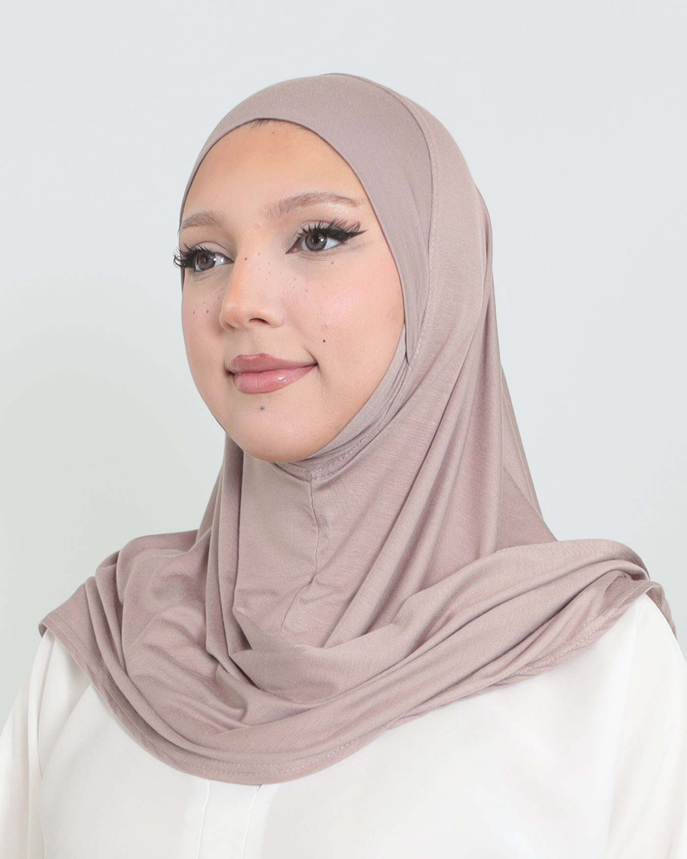 Hijab - Instant Square Jersey - Nude Beige