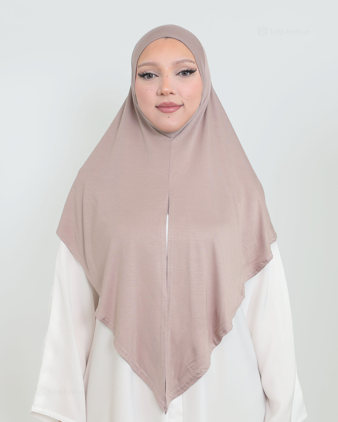 Hijab - Instant Square Jersey - Nude Beige - 3