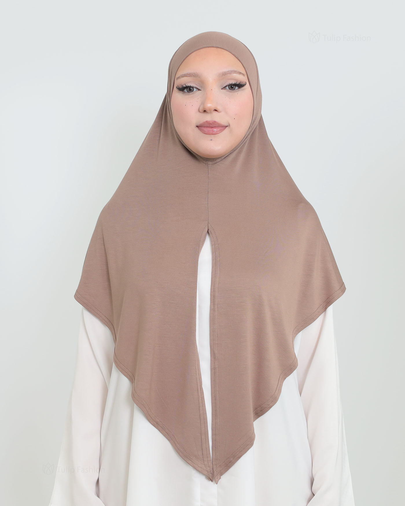 Hijab - Instant Square Jersey - Hazel Brown - 3