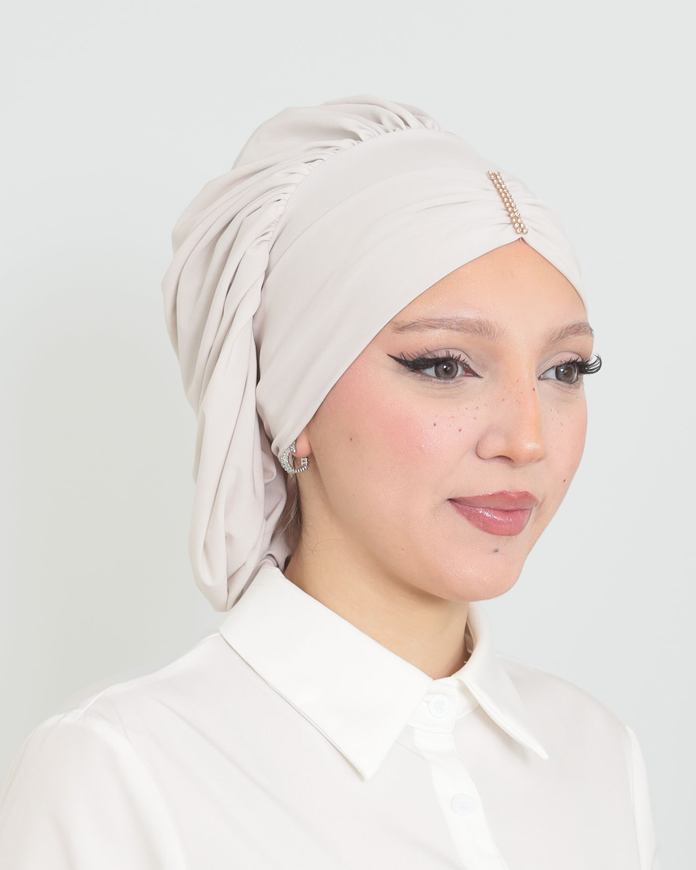 Turban - Zephyr - Pärlvit - 2