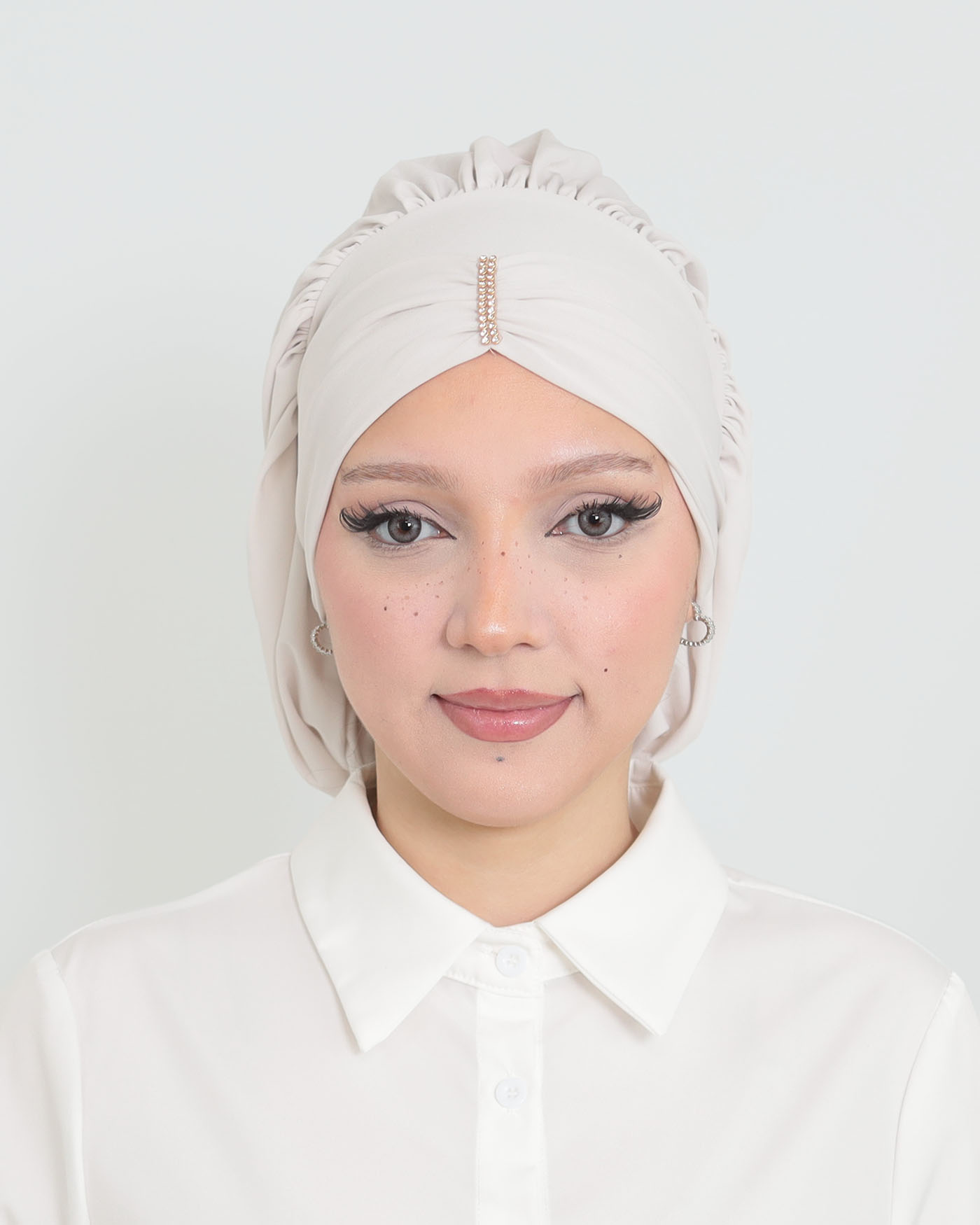 Turban - Zephyr - Pärlvit