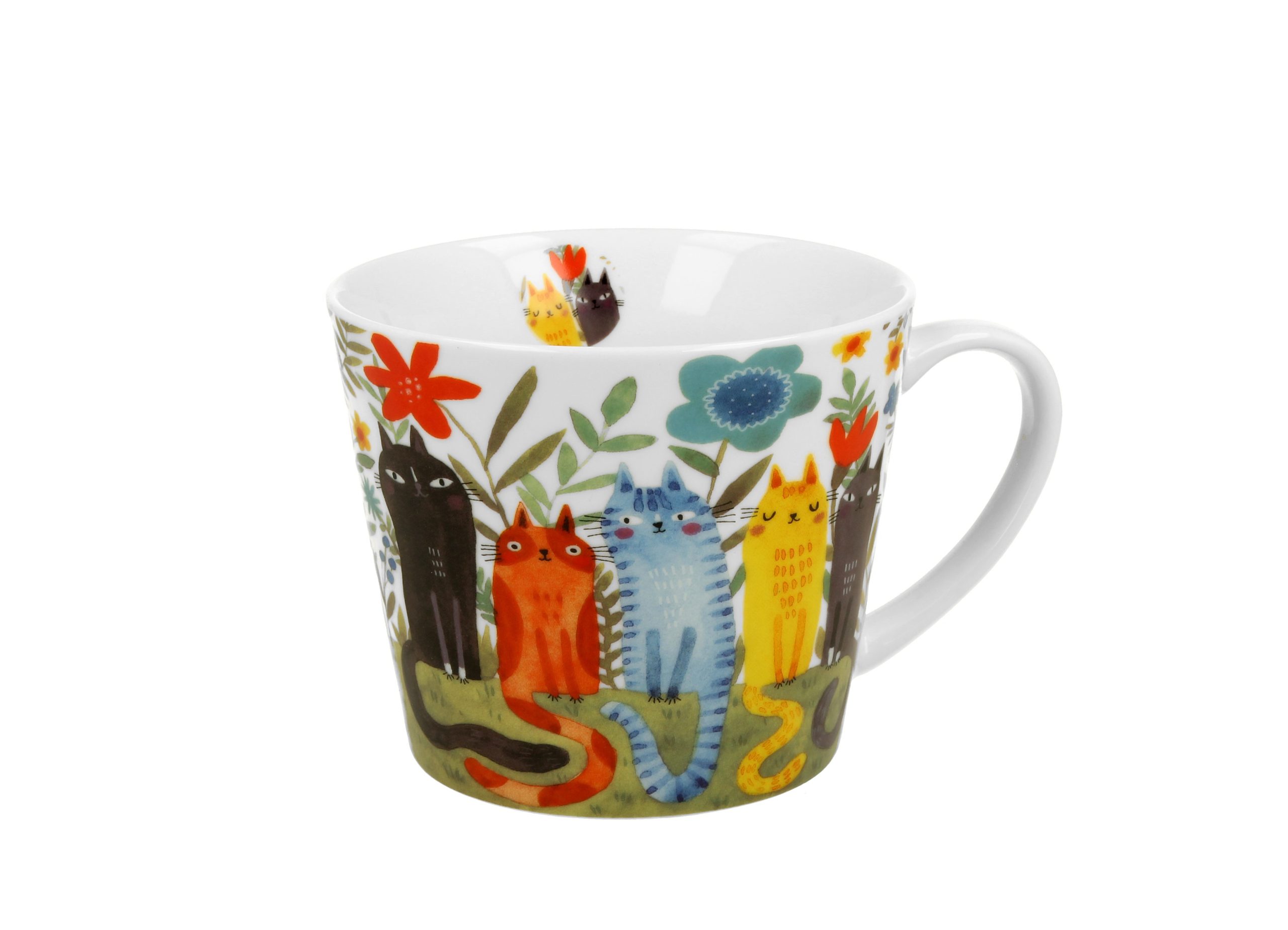 Cat Garden Felines - Jumbomugg (The Art Gallery) - 2