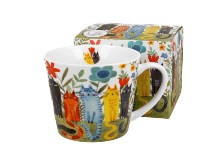 Cat Garden Felines - Jumbomugg (The Art Gallery)