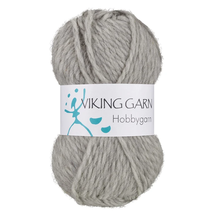 Hobbygarn - Ljusgrå