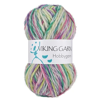 Hobbygarn - Multi Lila/Grön