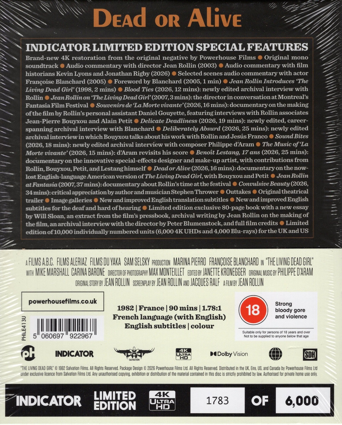 The Living Dead Girl (Limited Edition) (ej svensk text) (4K Ultra HD) - 2