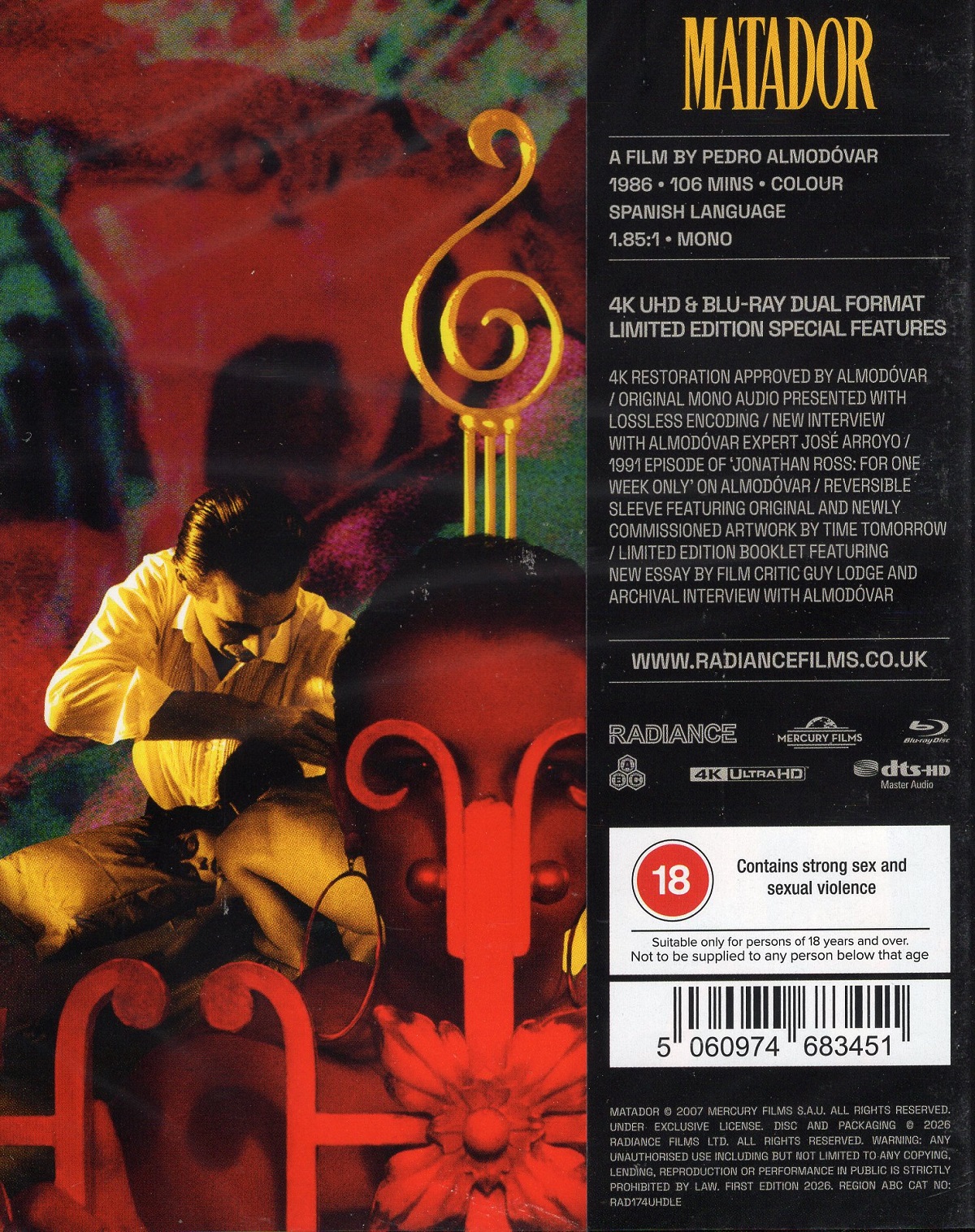 Matador (Limited Edition) (ej svensk text) (4K Ultra HD + Blu-Ray) - 2