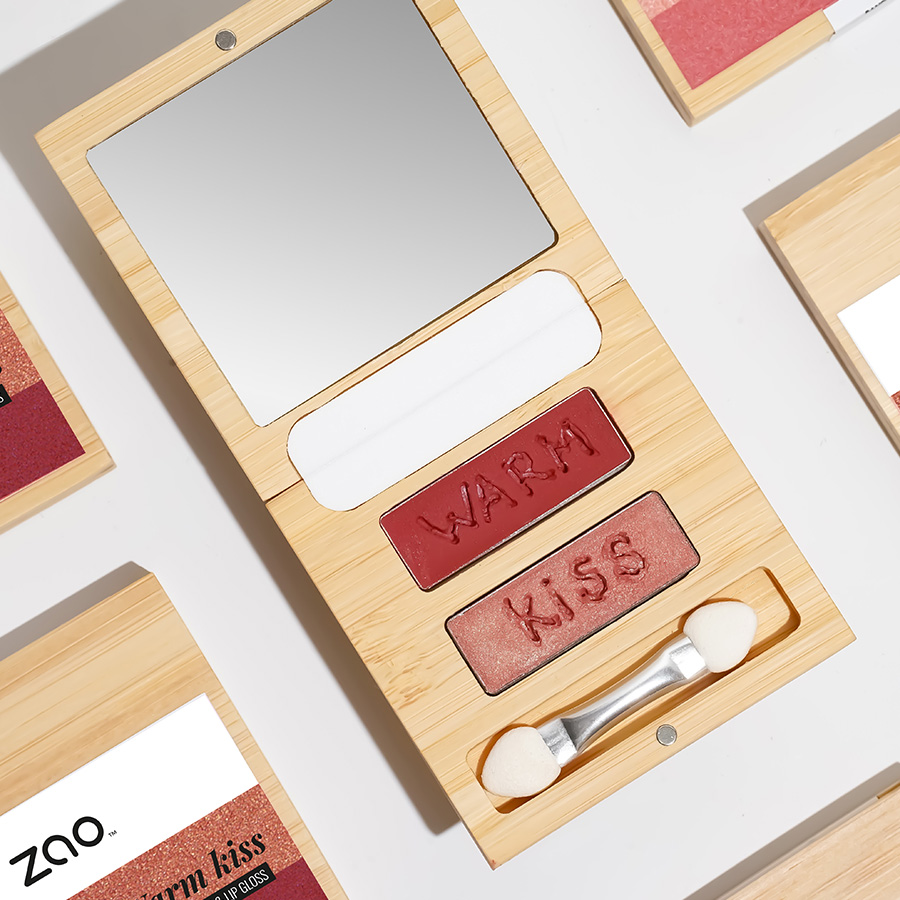ZAO Warm Kiss Palette - Limited edition - 3
