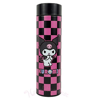 Kuromi Termosflaska 500 ml med LED Display Termometer - Chess-Block