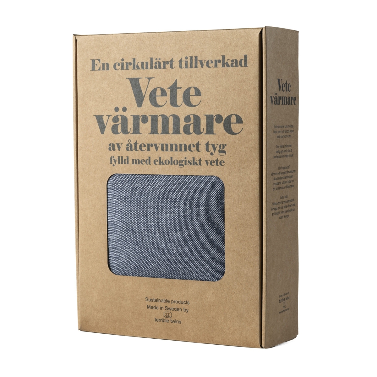 Cirkulär Vetevärmare Blå