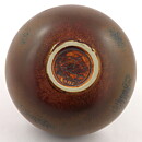 Carl-Harry Stålhane (1959) Unique Reddish Brown Bowl 13/8 cm