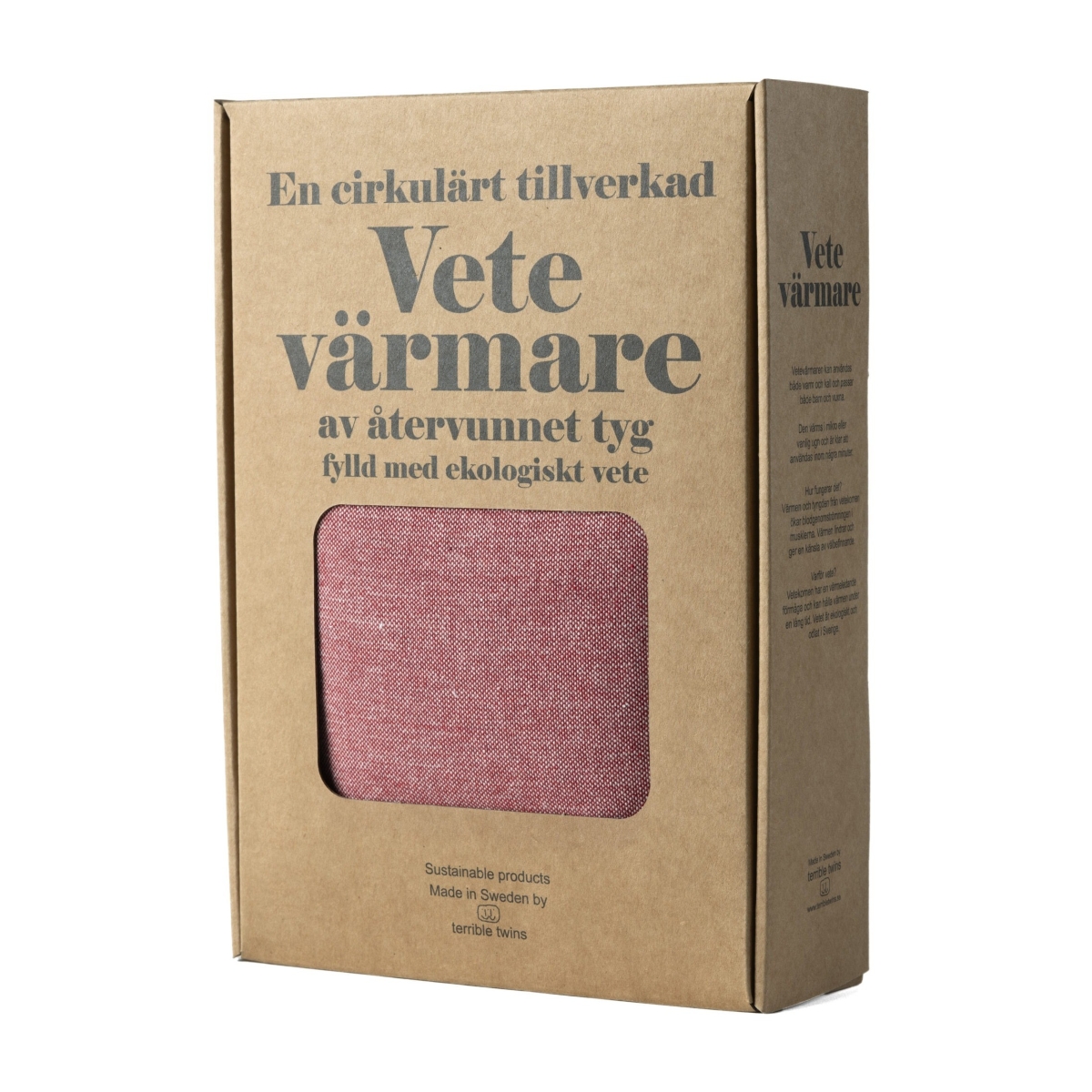 Cirkulär Vetevärmare Röd